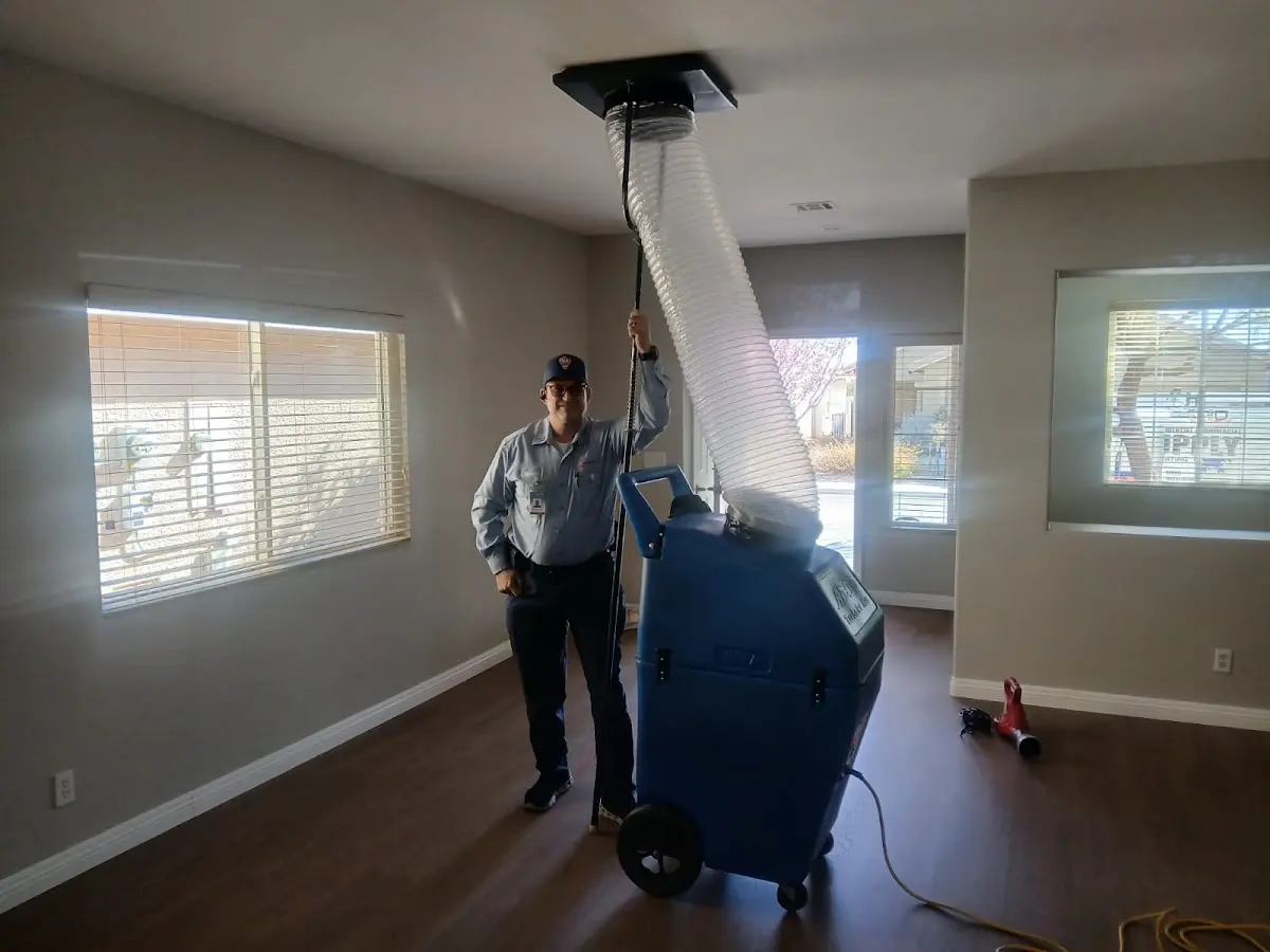 Professional Dryer Vent Cleaning work inside a Duluth home